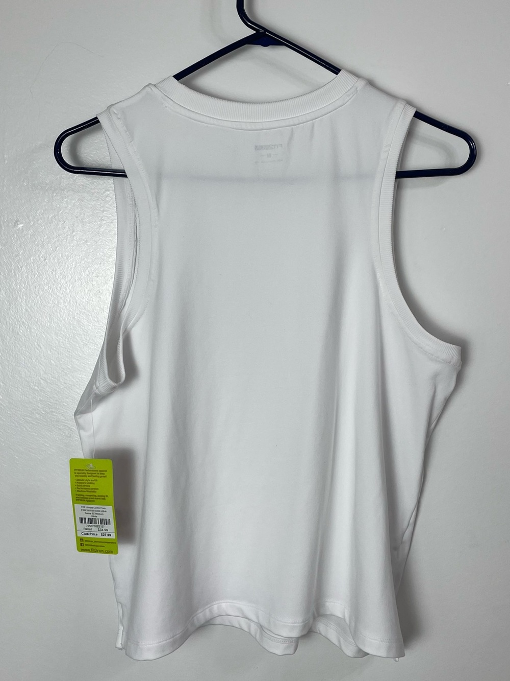 FIT2RUN Ultimate Comfort Tank Size M – White - Picture 6 of 9